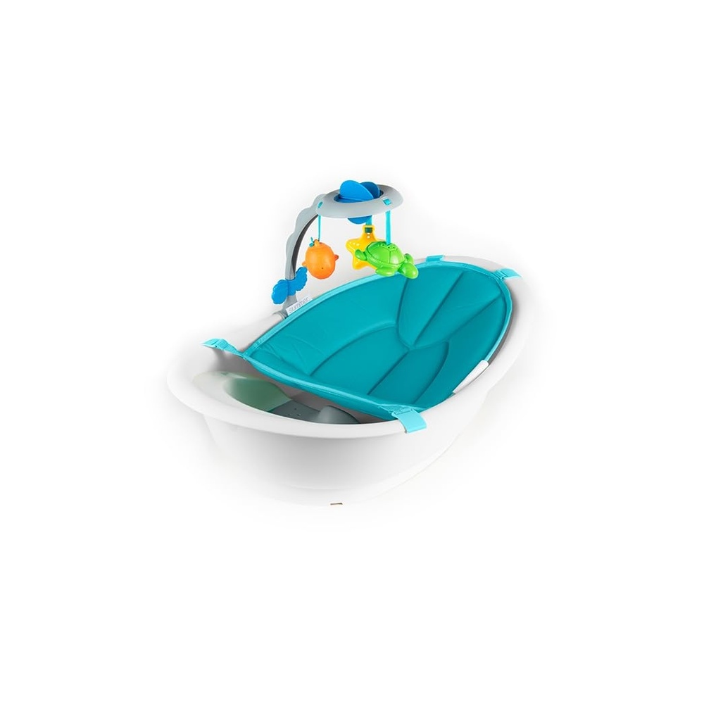 image:imageIngenuity Gentle Support MultiStage Tub With Toys Newborn to Toddler Adjustable Full Coverage Sling Supportive Seat 0MGentle Support