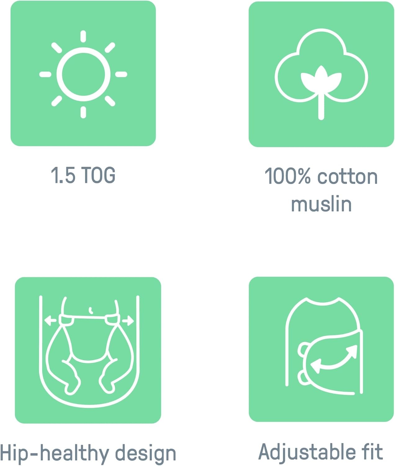 image:imageIngenuity SwaddleMe 100 Cotton Muslin Original Baby Swaddle Blush Stage 1 Pack of 4Stage 1
