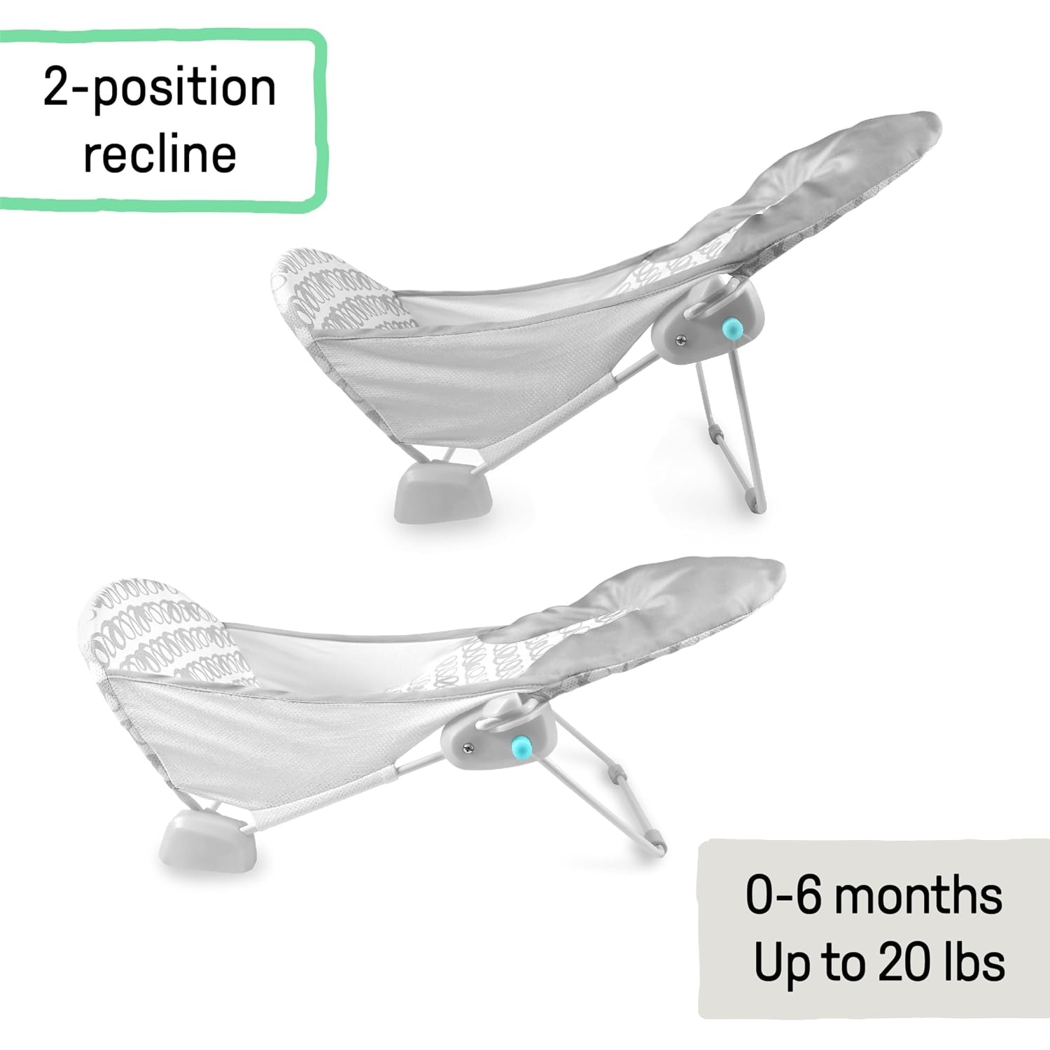 image:imageDisney Baby Nemo Foldaway 2Position Portable Baby Bath SeatGray