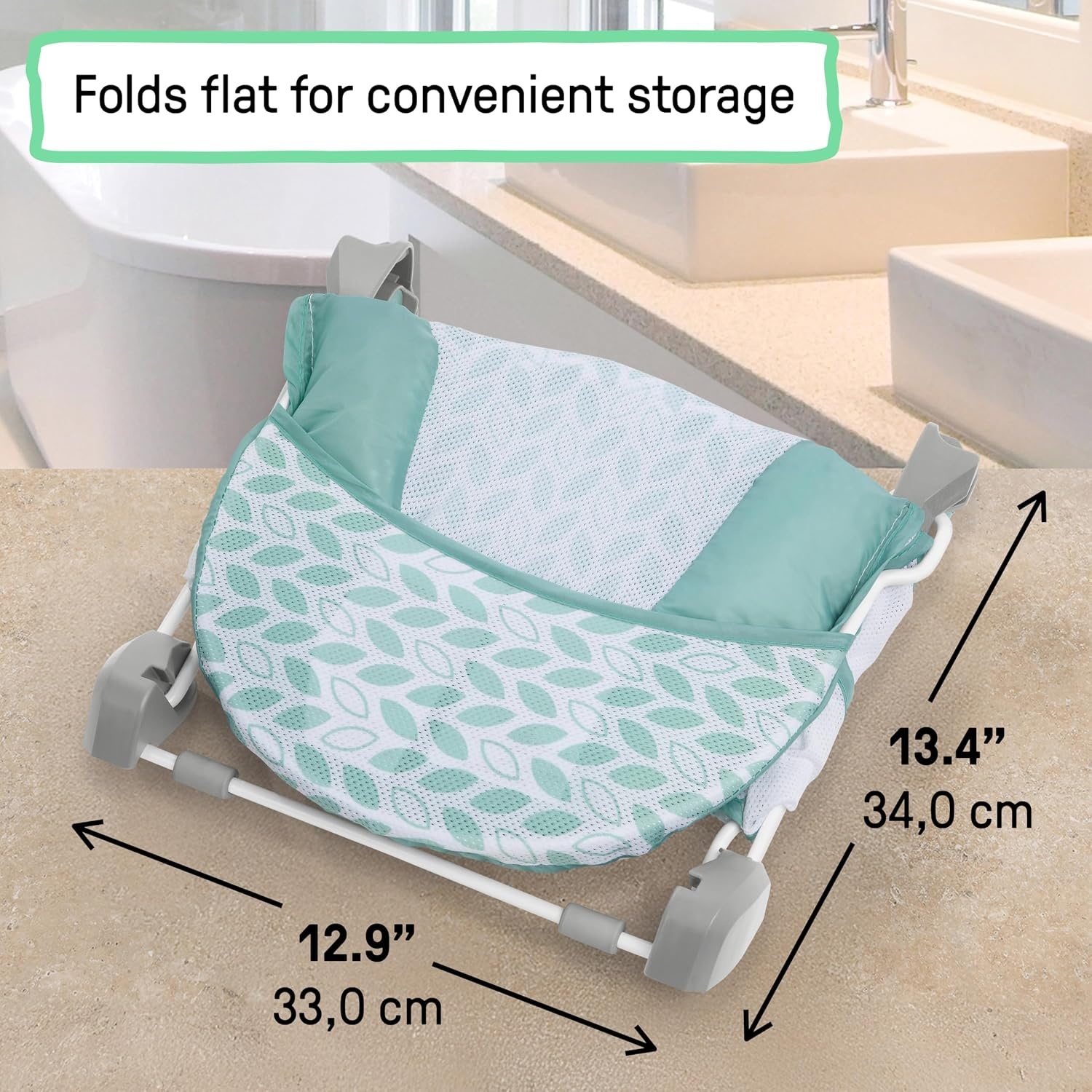 image:imageDisney Baby Nemo Foldaway 2Position Portable Baby Bath SeatGreen
