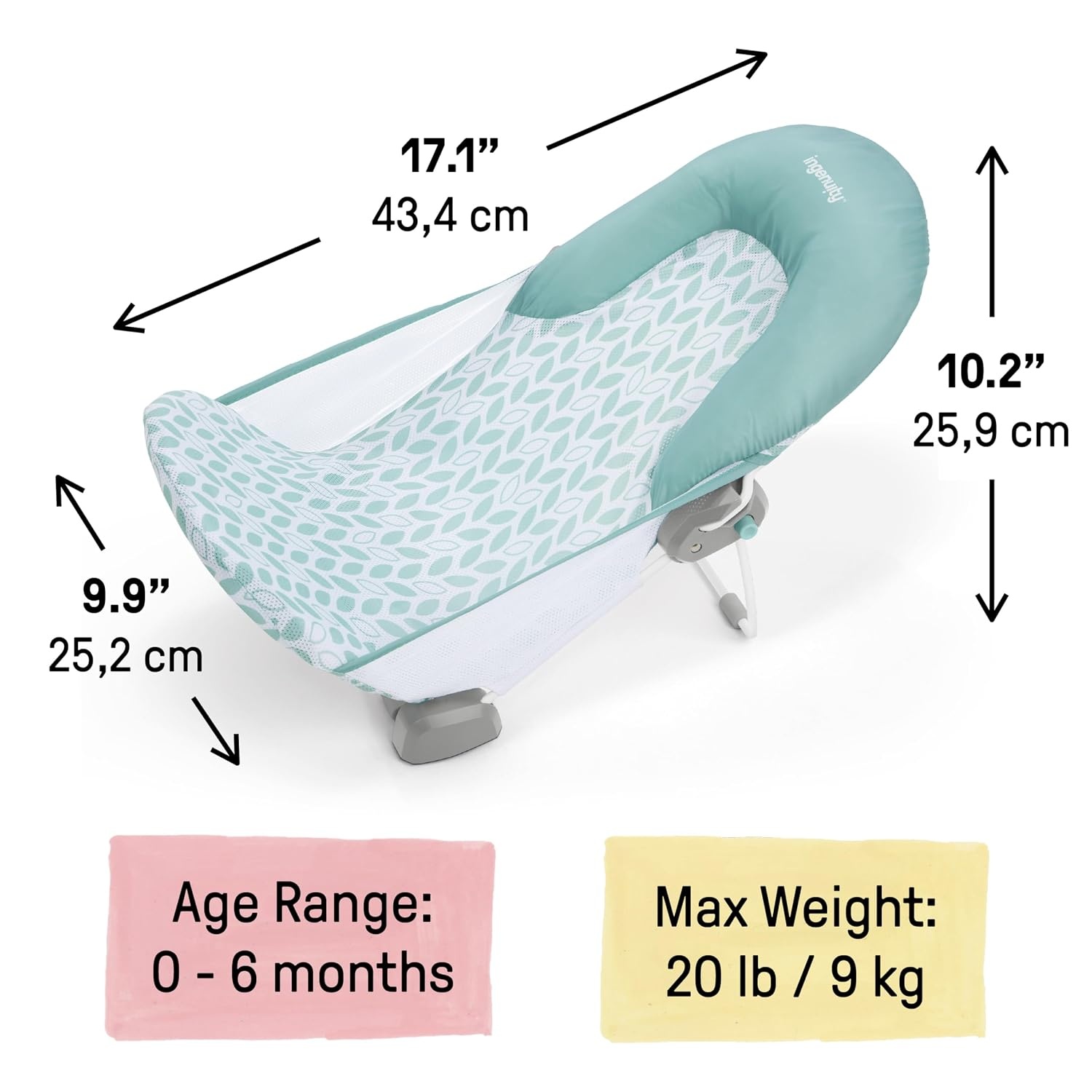 image:imageDisney Baby Nemo Foldaway 2Position Portable Baby Bath SeatGreen