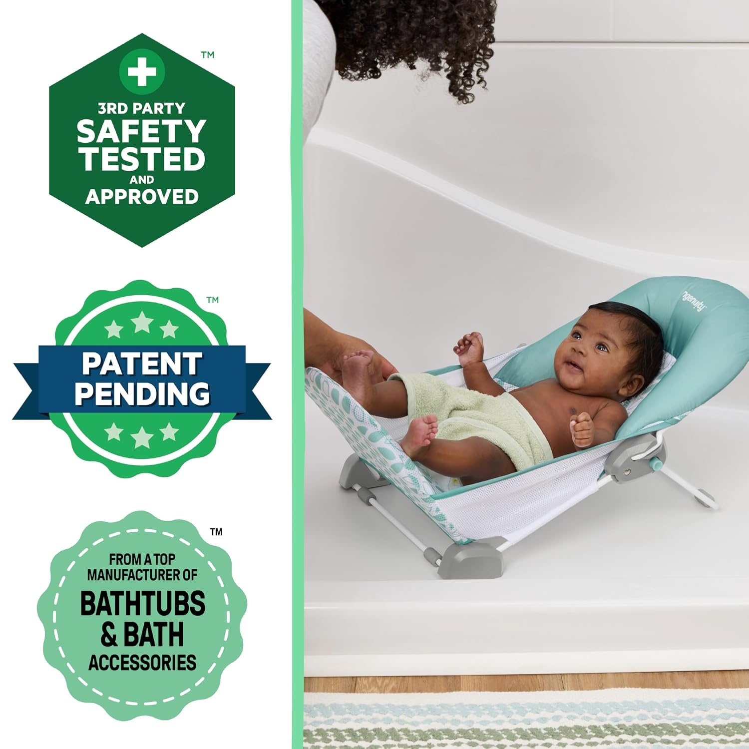 image:imageDisney Baby Nemo Foldaway 2Position Portable Baby Bath SeatGreen