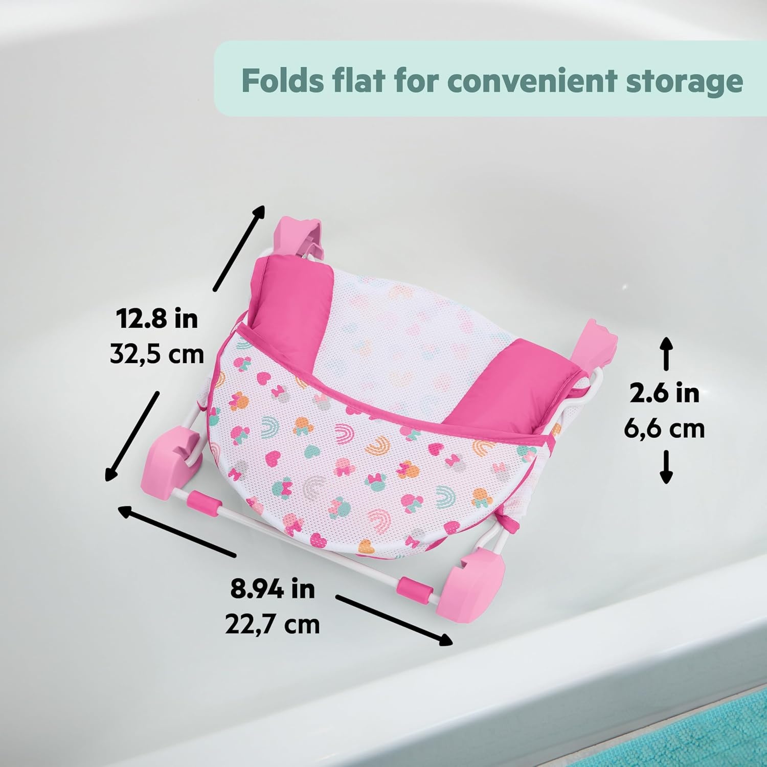 image:imageDisney Baby Nemo Foldaway 2Position Portable Baby Bath SeatMinnie Mouse