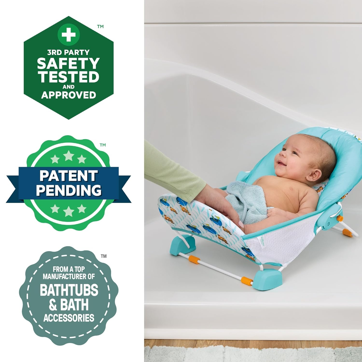 image:imageDisney Baby Nemo Foldaway 2Position Portable Baby Bath SeatNemo