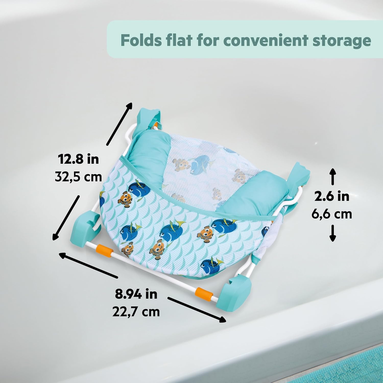 image:imageDisney Baby Nemo Foldaway 2Position Portable Baby Bath SeatNemo
