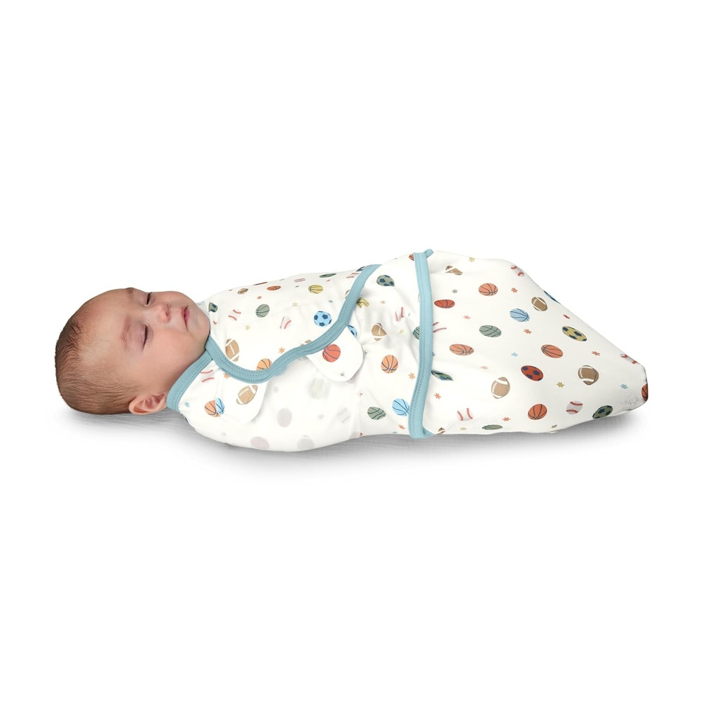 image:imageSwaddleMe First Moments Collection with Swaddles amp Silicone Teether 3Piece Mini AllStar