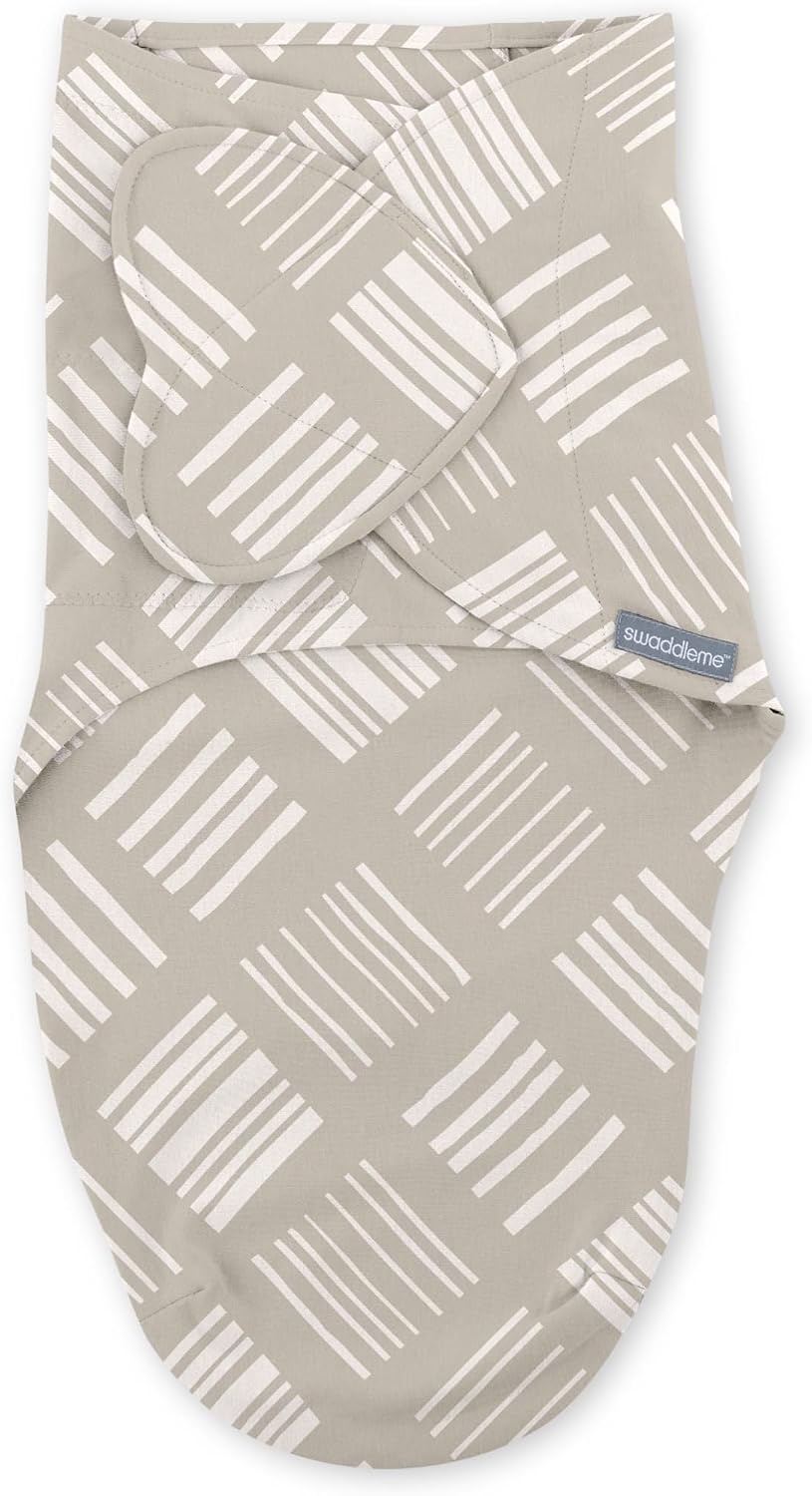 image:imageIngenuity SwaddleMe Monogram Collection Baby Swaddle Blanket Rising Sun Stage 1 Pack of 4Stage 1 Pack of 4